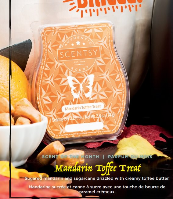 Scentsy Bar - Mandarin Toffee Treat