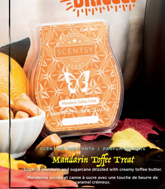 Scentsy Bar - Mandarin Toffee Treat